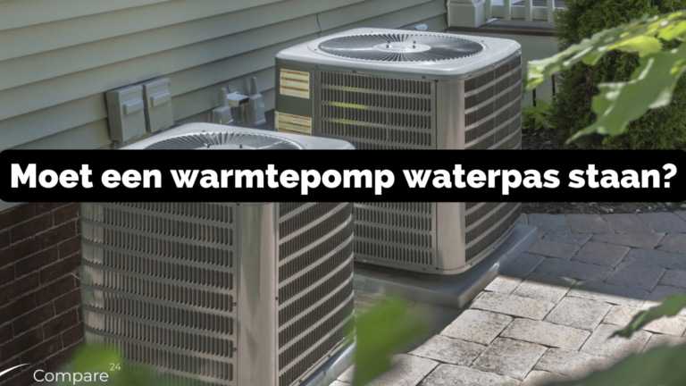 Moet een warmtepomp waterpas staan